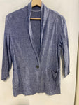 GIACCA DONNA TOMMY HILFIGER TGS MISTO LINO AZZURRO