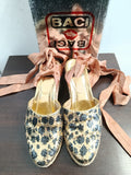 SABOT CON ZEPPA MIS.39 GLITTER DORATO C/SCATOLO