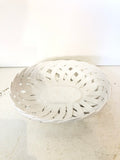 CESTINO IN CERAMICA BIANCA MULINO BIANCO DIAM 26