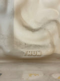 FORMELLA THUN GATTO CON FIORI L18X20CM