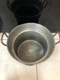 ANTICO CALDERONE IN RAME C/COPERCHIO H30XD40