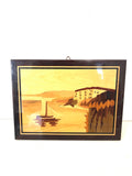 QUADRO INTARSIATO IN STILE SORRENTINO H18X24 CM