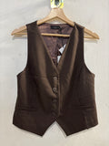 GILET MODALE TGS MARRONE (PARI AL NUOVO)