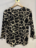 MAGLIA DONNA TGL NERO/BIANCO