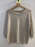 MAGLIONCINO ONLY TGM BEIGE C/MACRAME'