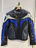 GIUBBOTTO MOTO SPYKE TGXXS NERO/BLU/GRIGIO C/PROTEZIONI