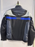 GIUBBOTTO MOTO SPYKE TGXXS NERO/BLU/GRIGIO C/PROTEZIONI