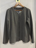 GIACCA RAGNO TGL A RIGHE NERO/BIANCO