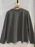 GIACCA RAGNO TGL A RIGHE NERO/BIANCO