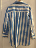 CAMICIA KIABI TGS A RIGHE AZZURRO/BIANCO
