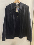 CAMICIA PERSONA TGL BLU C/RIPORTO TRAPUNTATO