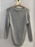 MAGLIONCINO MASSIMO DUTTI TG44 GRIGIO