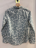 CAMICIA BENETTON TGXS BIANCO/OTTANIO FANTASIA