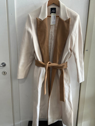 CAPPOTTO AKE' TG48 BIANCO/BEIGE DONNA