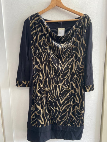 ABITO LINK TGL NERO MACULATO