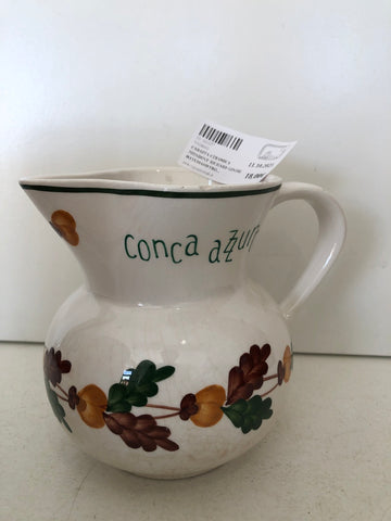 CARAFFA CERAMICA MONDOVI' RICHARD GINORI H15XDIAMETRO10 CM
