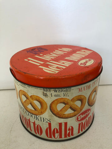 SCATOLA DORIA ROTONDA IL BISCOTTO DELLA NONNA H10XDIAMETRO15 CM