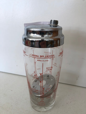 SHAKER IN VETRO H18XL5 CM