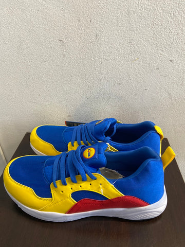 SCARPE UOMO LIDL MIS.45 BLU/GIALLO/ROSSO(PARI AL NUOVO)
