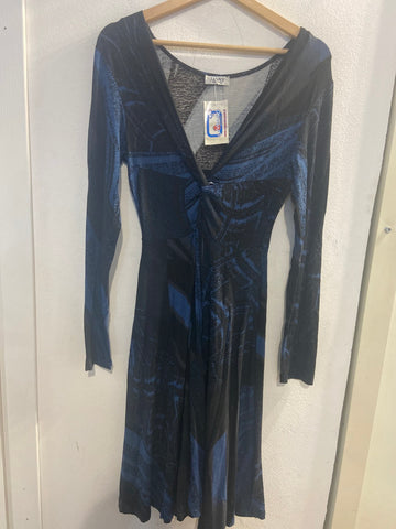 ABITO JANNY TG44 BLU/NERO FANTASIA