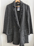 TRENCH OLTRE TG42 NERO/BIANCO DONNA