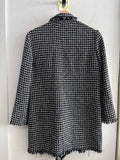 TRENCH OLTRE TG42 NERO/BIANCO DONNA