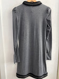 ABITO ANYPLACE GRIGIO STAMPATO C/STRASS
