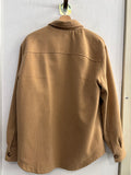 GIACCA ZARA TGM BEIGE FELPATO UOMO