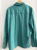 CAMICIA JEANS ZARA TGL VERDE ACQUA UOMO