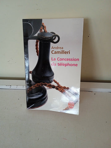 LIBRO CAMILLERI  LA CONCESSION DU TELEPHONE