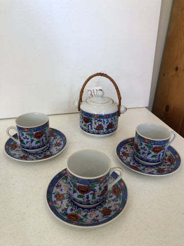 SERVIZIO CAFFE' X 8 PORCELLANA CINESINA