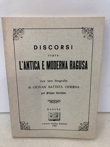 DISCORSI SOPRA L'ANTICA E MODERNA RAGUSA