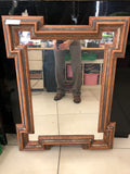 SPECCHIERA C/CORNICE IN LEGNO H87XL69 CM