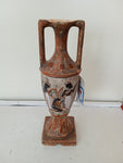 VASO DUE MANICI IN CERAMICA STILE EGIZIO H35XL10XP10 CM ( CON IMPERFEZIONE )