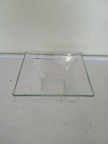 CENTRO TAVOLA IN VETRO H10XL23XP23 CM