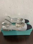 BALLERINE LA FLOR TG40 STRASS ARGENTO DONNA C/SCATOLA