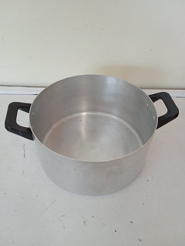 PENTOLA DUE MANICI SENZA COPERCHIO IN ALLUMINIO H10XDIAMETRO20 CM