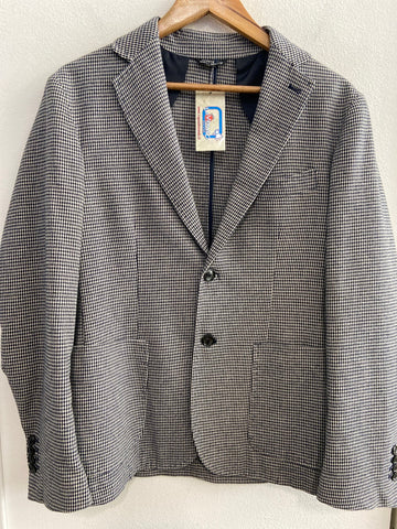 GIACCA KENNET STREET TG48 PIEDIPULL BIANCO/NERO UOMO