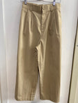 PANTALONE ZARA TGM BEIGE LARGO