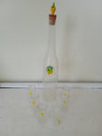 SERVIZIO LIMONCELLO 7 PZ IN VETRO CON IMPERFEZIONE