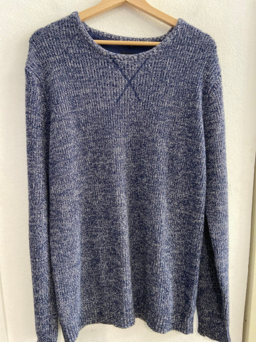 MAGLIONE BLEND TGXL BLU MELANGE UOMO
