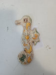 CAVALLUCCIO MARINO IN CERAMICA CALTAGIRONE H15XL5 CM