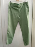 PANTALONE BENETTON TG48 VERDE PISTACCHIO DONNA