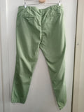 PANTALONE BENETTON TG48 VERDE PISTACCHIO DONNA