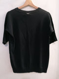 MAGLIA HANNY DEEP TGM NERO/BIANCO C/TASCHINO PIZZO