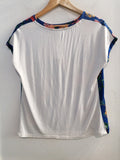 MAGLIA PROMOD TGM BLU ROYAL A FIORI