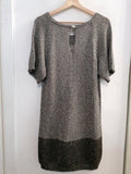 ABITO LIUJO TG44 GRIGIO GLITTER