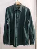 CAMICIA TRUSSARDI MIS.40 VERDE A QUADRETTI UOMO