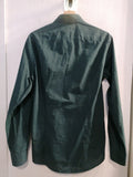 CAMICIA TRUSSARDI MIS.40 VERDE A QUADRETTI UOMO