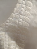 CAMICIA DONNA TGM COTONE BIANCO C/RICAMO ARTIGIANALE